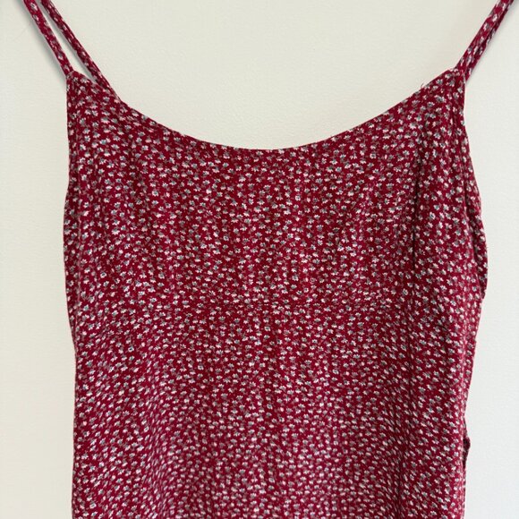 Brandy Melville Red Floral Mini Dress - OS/XS - Picture 8 of 9